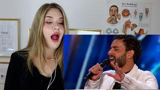 Vocal CoachReacts Gabriel Henriques impressive high notes    Auditions  AGT 2023