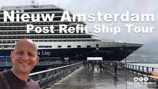 Holland America Nieuw Amsterdam Ship Tour Post refit