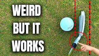 The WEIRD ADJUSTMENT that gets you hitting a DIVOT EVERY TIME with your IRONS