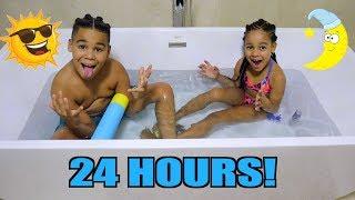 24 HOURS CHALLENGE IN THE BATH