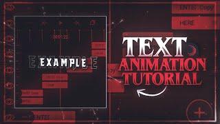 NEW TRENDING TEXT ANIMATION TUTORIAL \ - alight motion