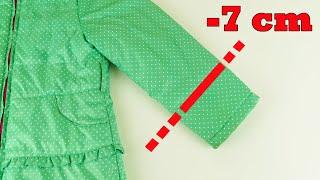 Sewing tips and tricks  How to shorten jacket sleeves of a lined Fast and Easy