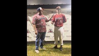 Jeremy Wagner interviewed by Braden Ramsey following 3-hit game in Generals win 61023