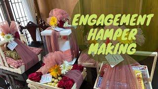 Engagement hamper making vlog engagement arrangements hamper makingnidas_world