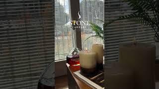 Stone Candles Scented Pillar Candles