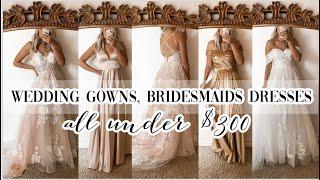 WEDDING GOWNS & BRIDESMAID DRESSES UDER $300  JJsHouse Review