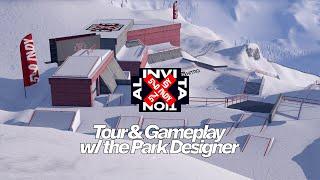 Shredders’ 540INDY Slopestyle 2024 — Tour & Gameplay w the Park Designer