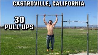 Attempting To Do 30 Pull Ups At An Abandoned School