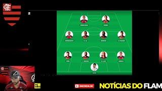 SAIU A ESCALAÇÃO DO FLAMENGO CONTRA O CRICIUMA NOTICIAS DO FLAMENGO HOJE