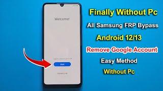 Finally Without Pc  2024  All Samsung FRP Bypass Android 1211 Without Pc  Remove Google Account