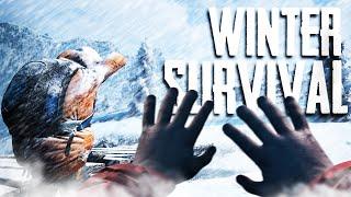HUNTED BY A GRIZZLY - Winter Survival Simulator
