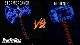 Stormbreaker Vs Mjolnir  Superhero Showdown In Hindi  BlueIceBear