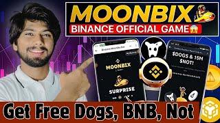 Moonbix Airdrop Claim $DOGS $BNB $NOT  moonbix Airdrop Today  Giveaway binance moonbix airdrop