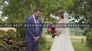 The BEST Wedding Day Groom Reactions  These First Looks Will Make You Cry