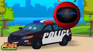 Полицейская Машина + Еще Транспортное Средство Обучающее Видео Для Детей