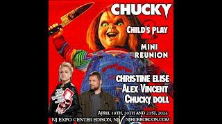 CHILDS PLAY PANEL AT NJ HORROR CON - APRIL 2024