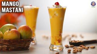 Mango Mastani Recipe  Punes Iconic Mango Thick Shake  Loaded With Ice Cream & Dry Fruits