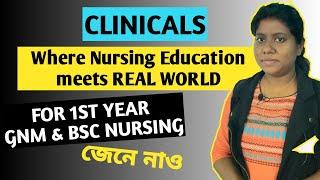 Nursing School Clinicals - What to ExpectWhat Nursing Students Do in CLINICALS  1st year BSC & GNM