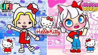 HELLO KITTY Avatar World’de vs Toca Boca’da  Toca Life World vs Pazu