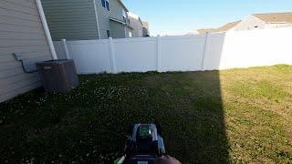 Lawn Rehab Part 2   EGO LAWNMOWER