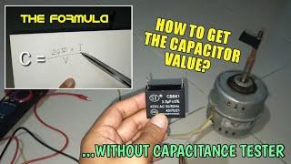 How to get the value of a capacitor?