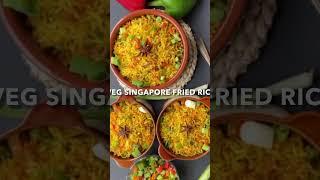 Veg Singapore Fried Rice Recipe-Healthy #Fried Rice Recipe #shorts
