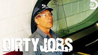 Mike Rowe Gets Down and Dirty on an Escalator Cleaning Job  Dirty Jobs  Discovery