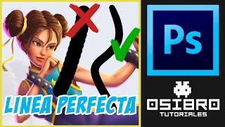 DIBUJA con una LÍNEA PERFECTA en Photoshop