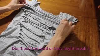 Easy How To T shirt Cutting Design - DIY T shirt Weaving Tutorial