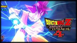 Dragon Ball Z Budokai Tenkaichi 4 GAMEPLAY GOKU SSG VS VEGETA SSJ4