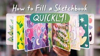4 Super EASY & QUICK Sketchbook Ideas