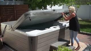 How to use the Cover Cradle 1 Hot Tub Cover Lifter - Hot Spring Spas