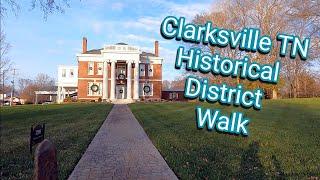 Clarksville TN Historical District Walk Thru Glenwood Drive Maplemere Drive Madison Street