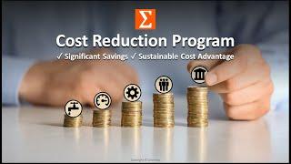Cost Reduction Program 5 Strategies and 60 Tactics for Impact