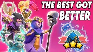 BEST ATTACK OF TH12  Th12 Super Witch Smash Attack Strategy  Best Town Hall 12 Super Witch Attack