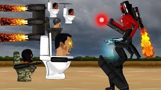 Skibidi Toilet Boss vs Titan speaker man Titan Cameraman. Skibidi Toilet Animation.