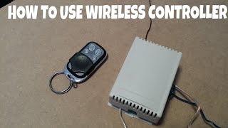 How To Use A Wireless RelayController