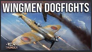 EPIC DOGFIGHTS and WORTHY WINGMEN - War Thunder Gameplay