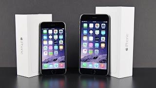 Apple iPhone 6 vs 6 Plus Unboxing & Comparison