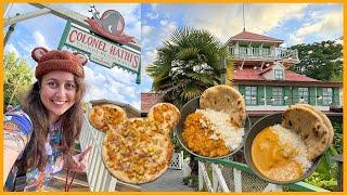 NEW Menu at DISNEYLAND PARIS  Colonel Hathis INDIAN Food & Curry Mickey Pizza 2024