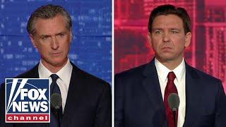 SO EXTREME DeSantis Newsom clash on abortion