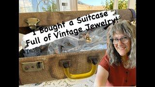 I Bought A Suitcase FULL of Mystery Vintage Jewelry