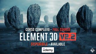 Promo Corso completo Element 3d v.2 - Full course Element 3D V.2