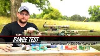 Commercial 7.62X54R Ammo Test