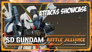 SD Gundam Battle Alliance - Crossbone Gundam X1 Attacks Showcase