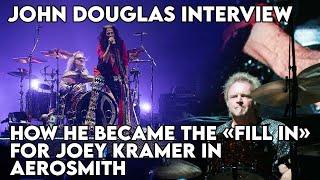 John Douglas from Aerosmith talks filling in for Joey Kramer and PEACE OUT Farewell Tour  Interview