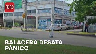 Persecución termina en balacera en el centro de Cancún - Paralelo 23