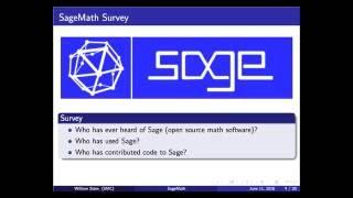 The Origins of SageMath I am leaving academia to build a company