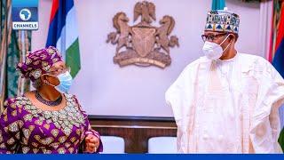 FULL VIDEO President Buhari Receives New WTO Director General Dr. Okonjo-Iweala