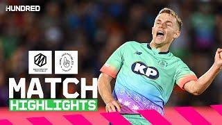 Sam Curran hits ANOTHER 50 in DRAMATIC finish   Manchester Originals v Oval Invincibles Highlights